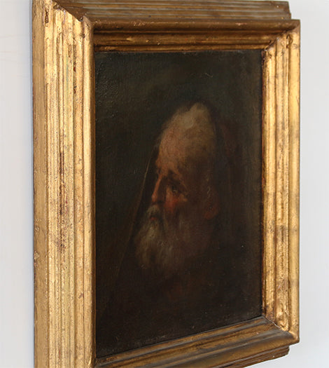 Old Man With Beard, Old Masters School, 19th Century 17.25W x 19.5H