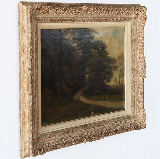 Set Of 2 Landscapes With Trails- Early 20th Century 16W x 12H