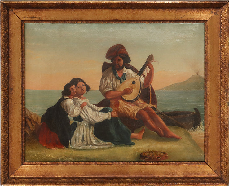 A Neapolitan Fisherman and His Family 28.5W x 24H - Cleared Art