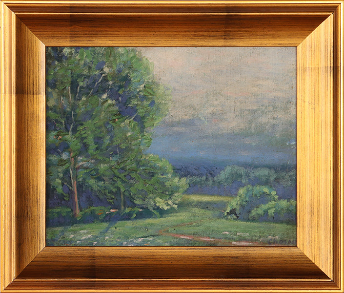 American Impressionist Rolling Hills Landscape 13W x 11H - Cleared Art