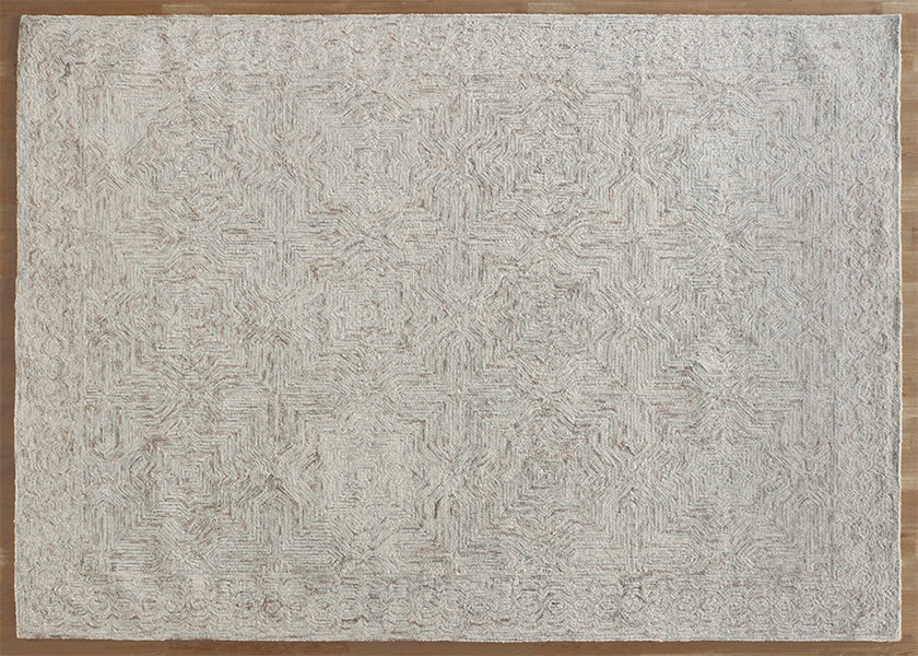 7'9" X 9'9" Neutral Toned Variegated Rug -Cleared