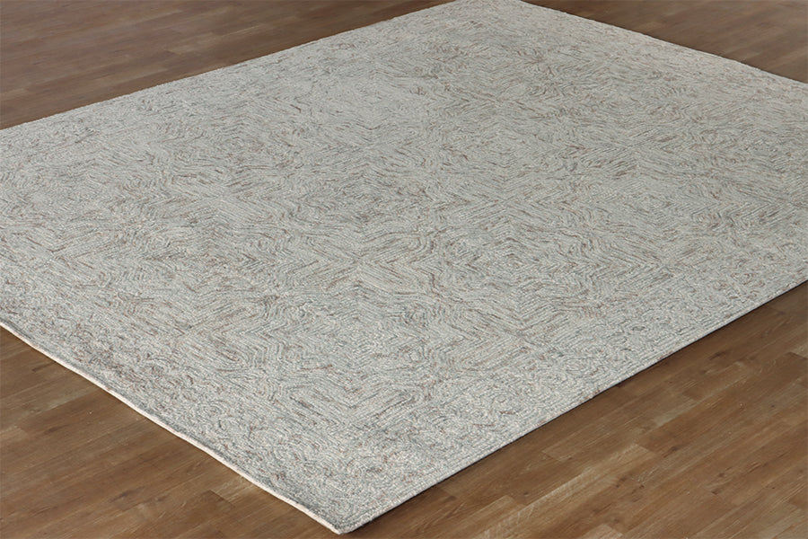 7'9" X 9'9" Neutral Toned Variegated Rug -Cleared