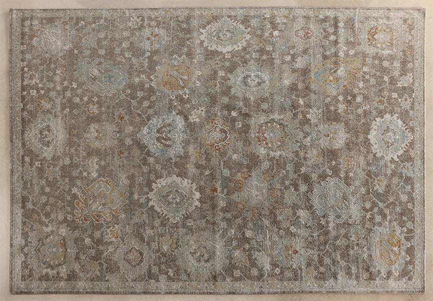 10' x 14' Brown & Beige Persian Motif - Cleared