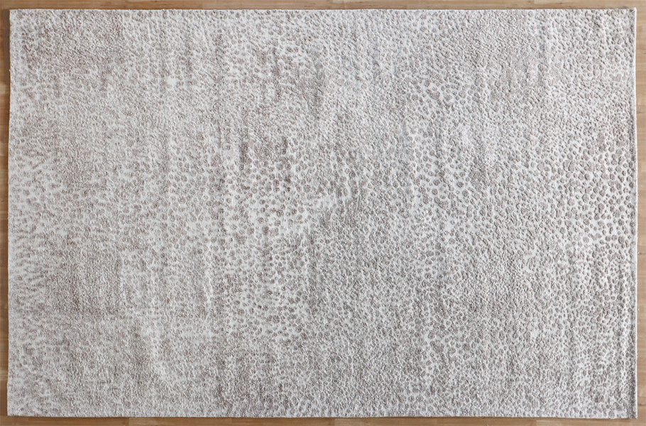8'6" X 12' Silver Speckled Ivory Rug - Cleared