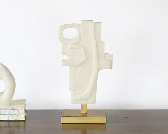 CLRSCLP25 - Ivory Abstract Sculpture # 2