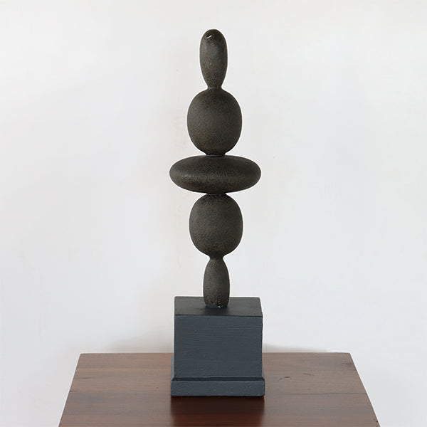 Tall Stacked Rocks Sculpture - Cleared