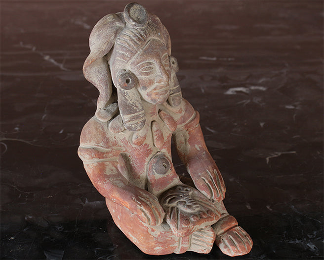 Set Of 2 Pre-Columbian Style Figurines III