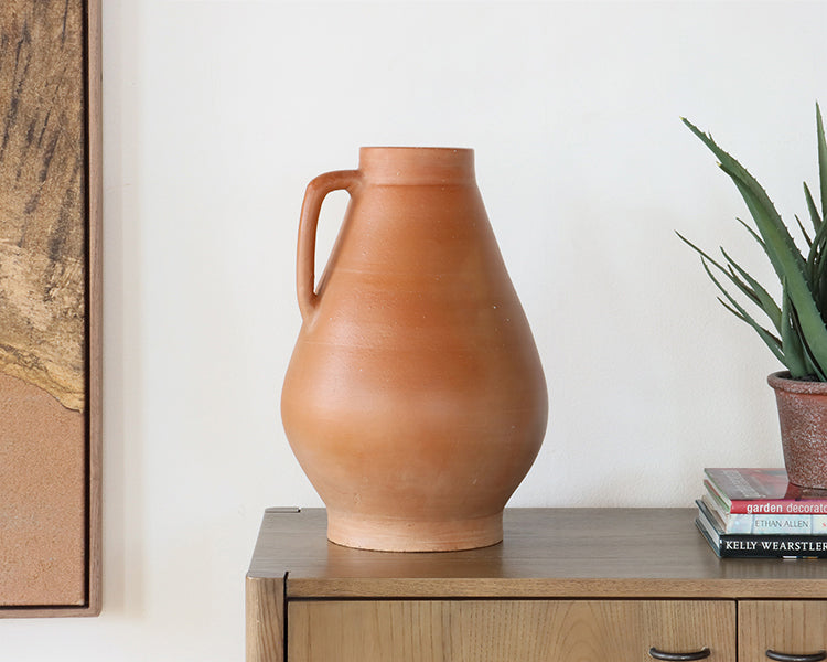 Aged Natural Terracotta Vessel - Cleared