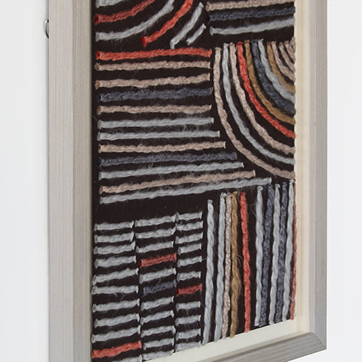 20" X 28" Matrix Brown/Beige Wall Art - Cleared