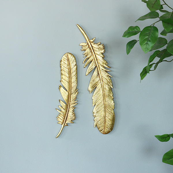 Gold Feathers Wall Art - Cleared