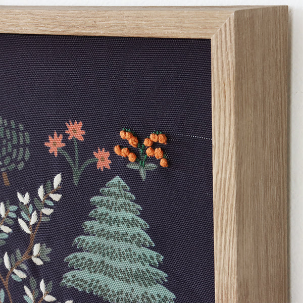 Navy Animals in a Forrest Wall Art - Cleared