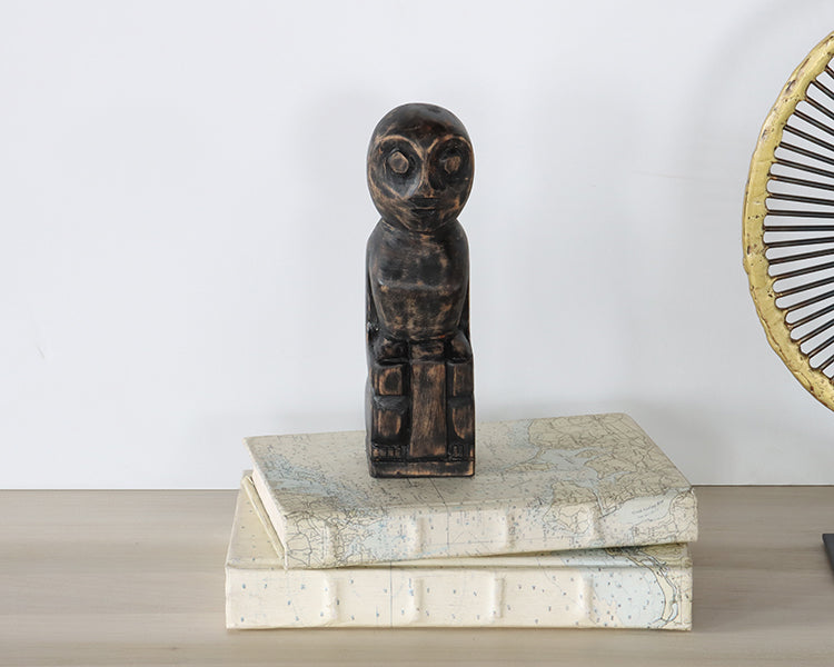 Indonesian Inspired Mahogany Figurine - Cleared