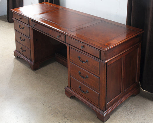 CS221 - Weathered Cherry Executive Credenza