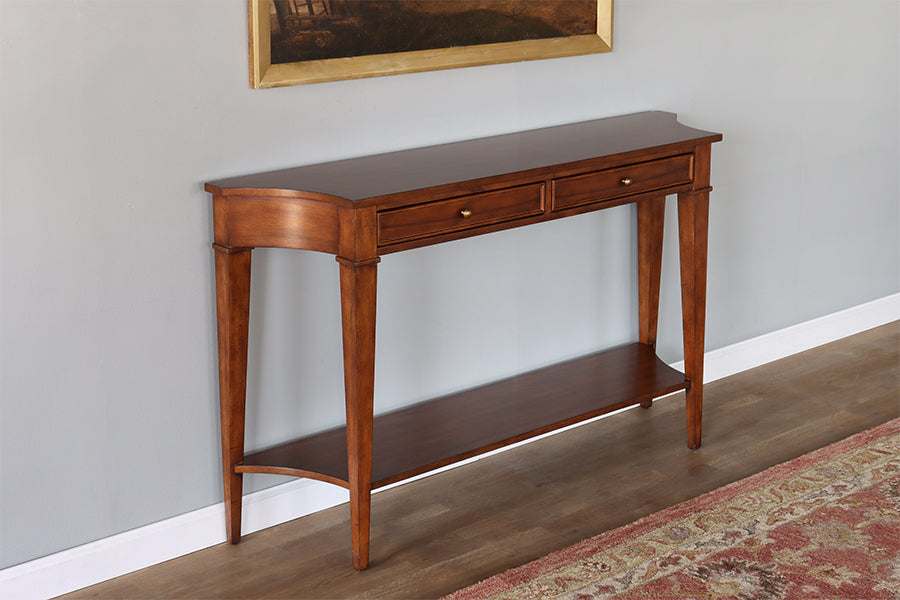 Traditional Console with Two Drawers