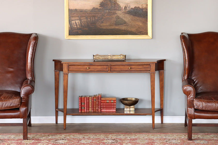 Traditional Console with Two Drawers