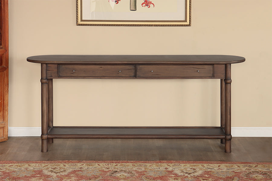 Antique European Country Style Console Table