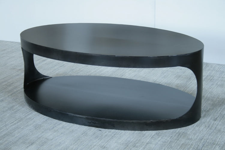 Elliptical Metal Coffee Table