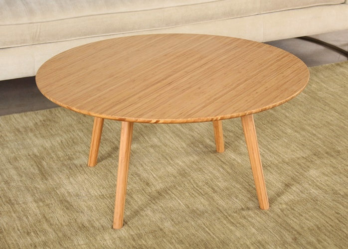 CT216 - Modern Bamboo Round Coffee Table