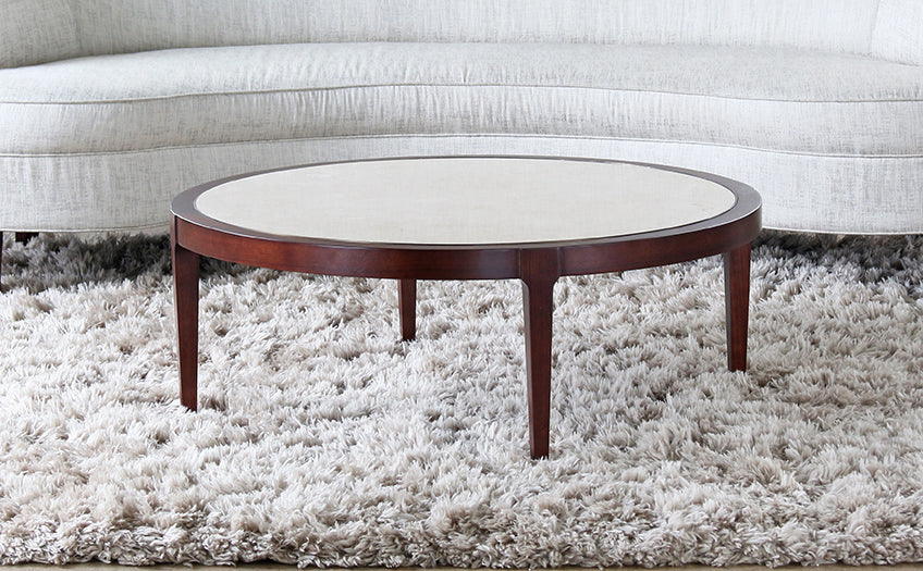 CT256 Mitchell Gold Reeve Round Cocktail Table