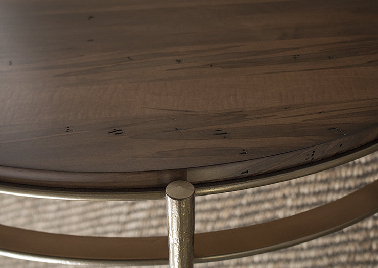 CT295 Camden Round Cocktail Table with Maple Top