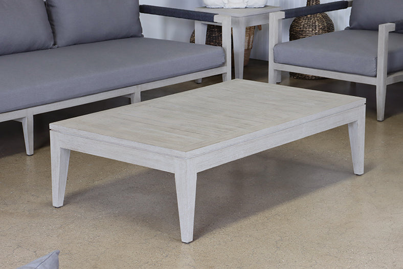 Grey Teak Outdoor Coffee Table