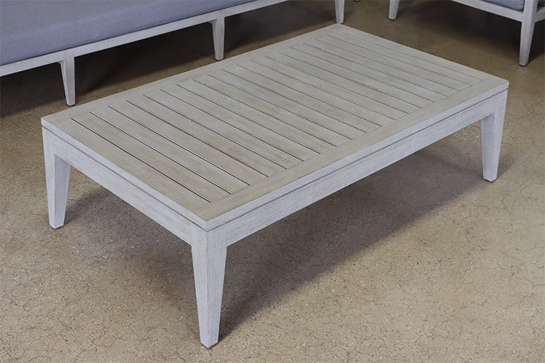 Grey Teak Outdoor Coffee Table