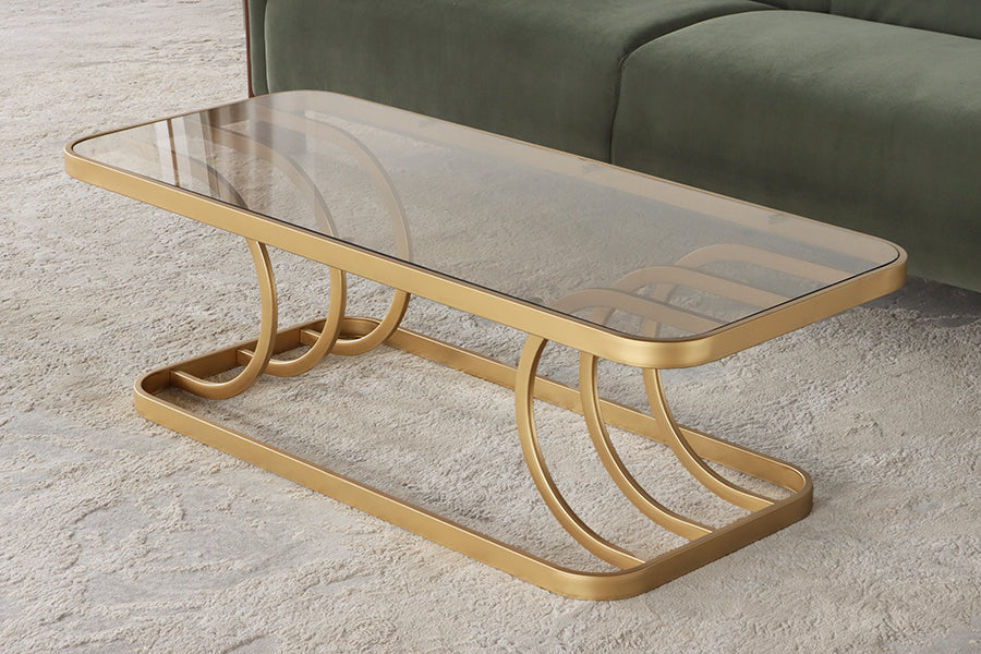 Retro Brass Coffee Table