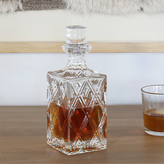 Hand-Cut Crystal Decanter