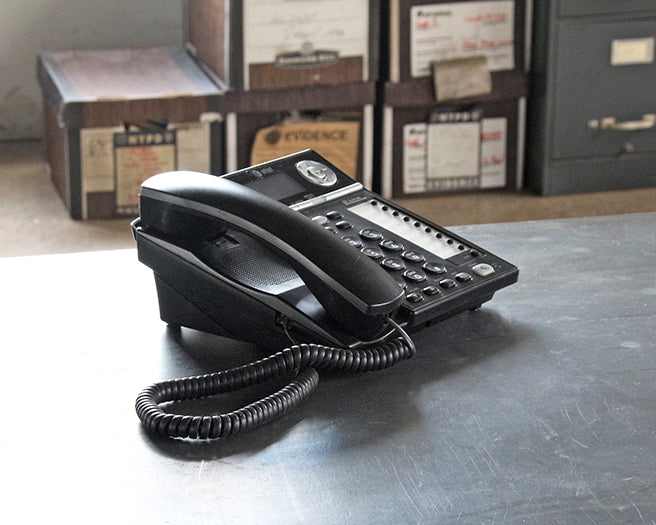 Black Office Telephone