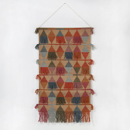 DECOR44 - Multi-Colored Wall Hanging 24W X 43H