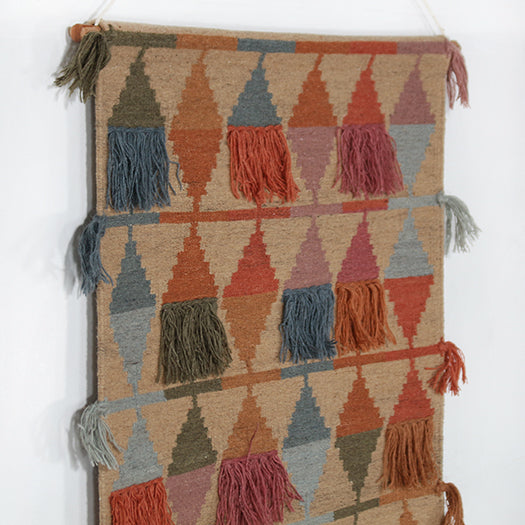 DECOR44 - Multi-Colored Wall Hanging 24W X 43H