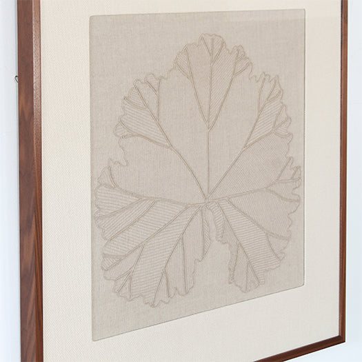 DECOR83 - Water Lily Embroidered Botanical 36x36