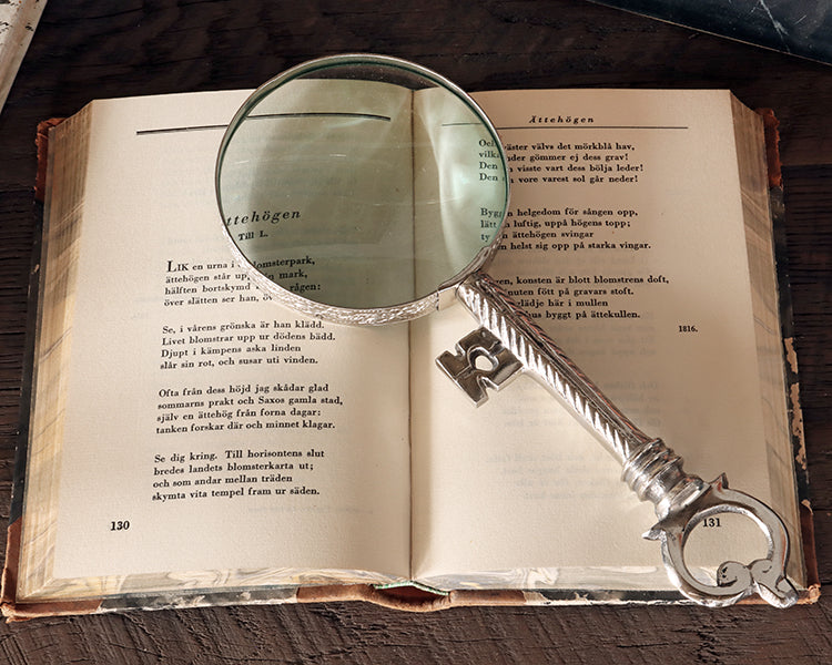 Key Handle Magnifying Glass