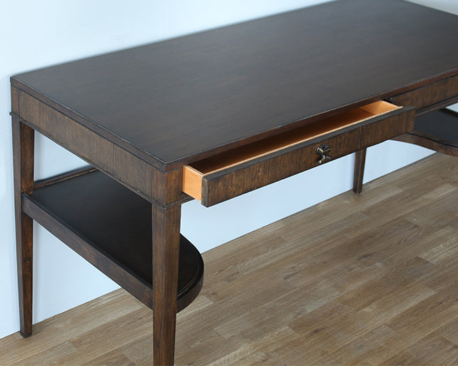 Writing Desk With Curved Mid Shelf