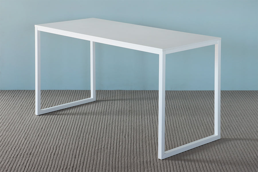 Office Table w/ White Top & Legs