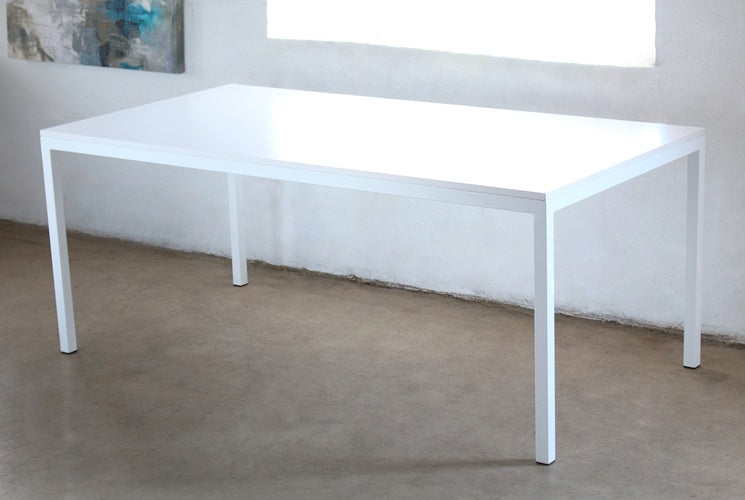 DK44 - 6' Office Table with White Laminate Top