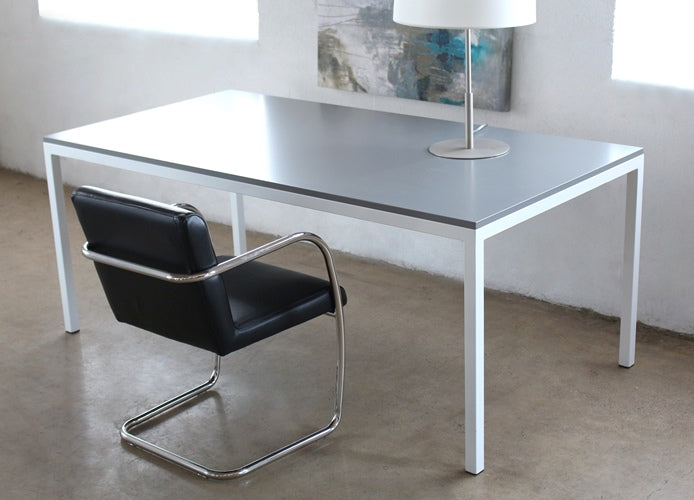 DK72 - 6' Office Table with Grey Laminate Top