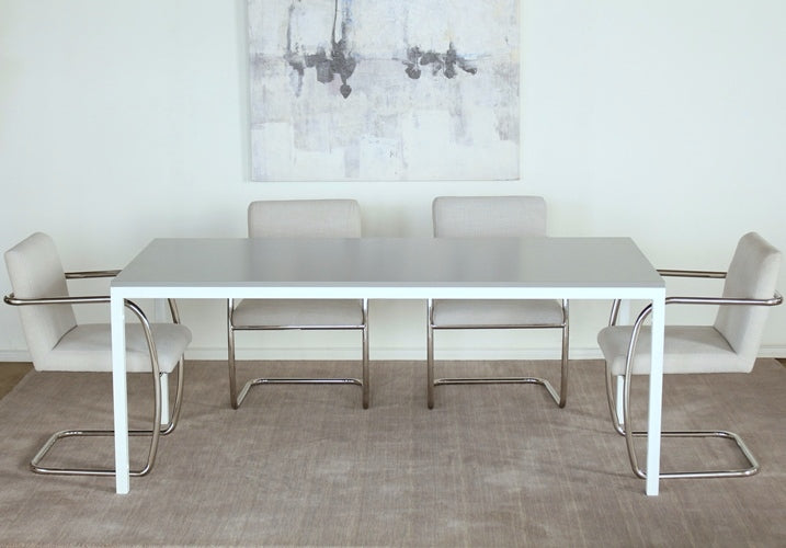 DK72 - 6' Office Table with Grey Laminate Top