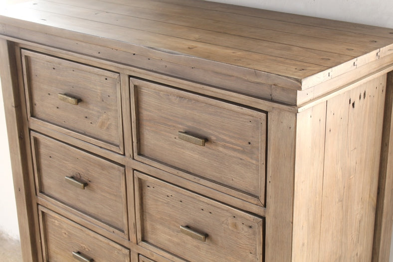 DR113 Settler 7 Drawer Chest of Drawers in Sundried Ash