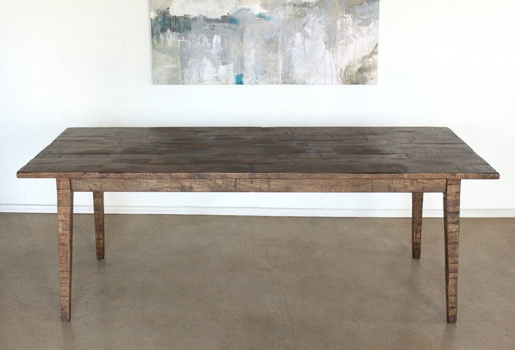 BH86 Weathered Hickory Dining Table