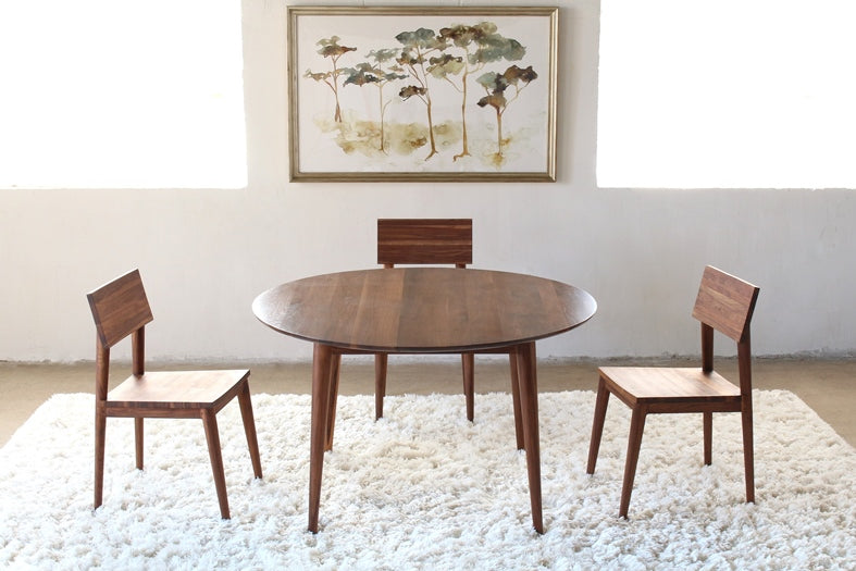 DT114 Vintage Round Danish Modern Dining Table