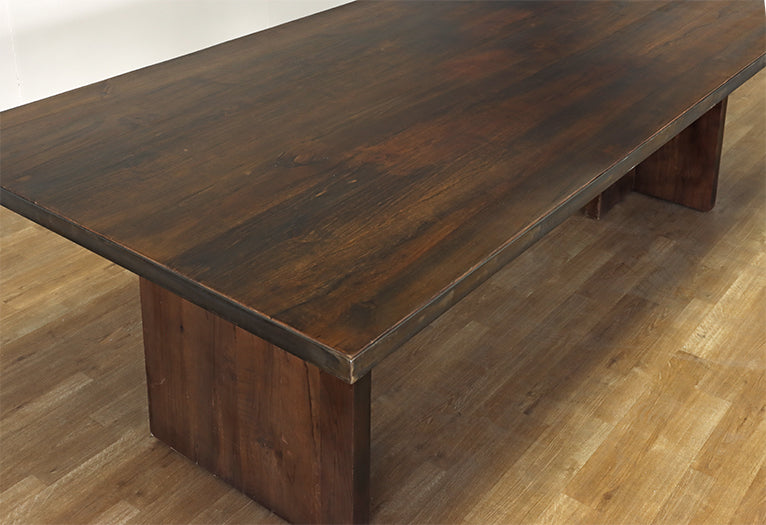 Alder Wood Plank Dining Table