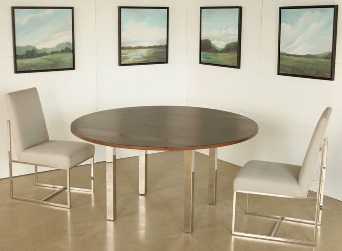Mitchell Gold Classic Parsons 60" Round Dining Table
