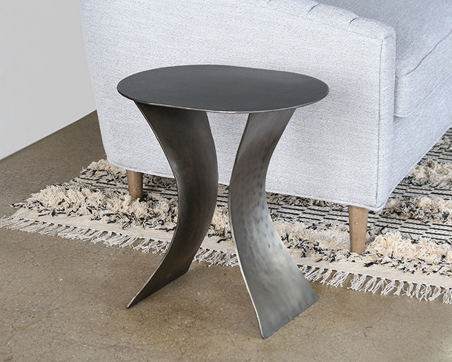 ET421 Element Etched Iron End Table