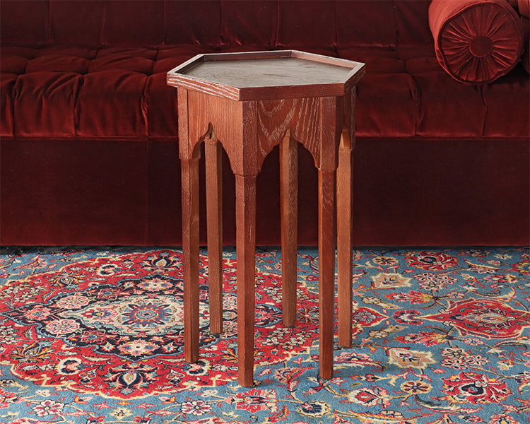 Narrow Moroccan Style Accent Table