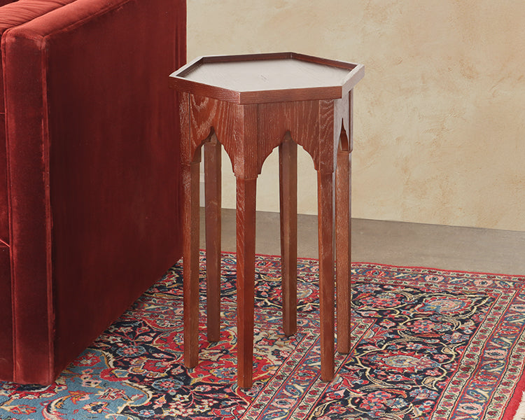 Narrow Moroccan Style Accent Table