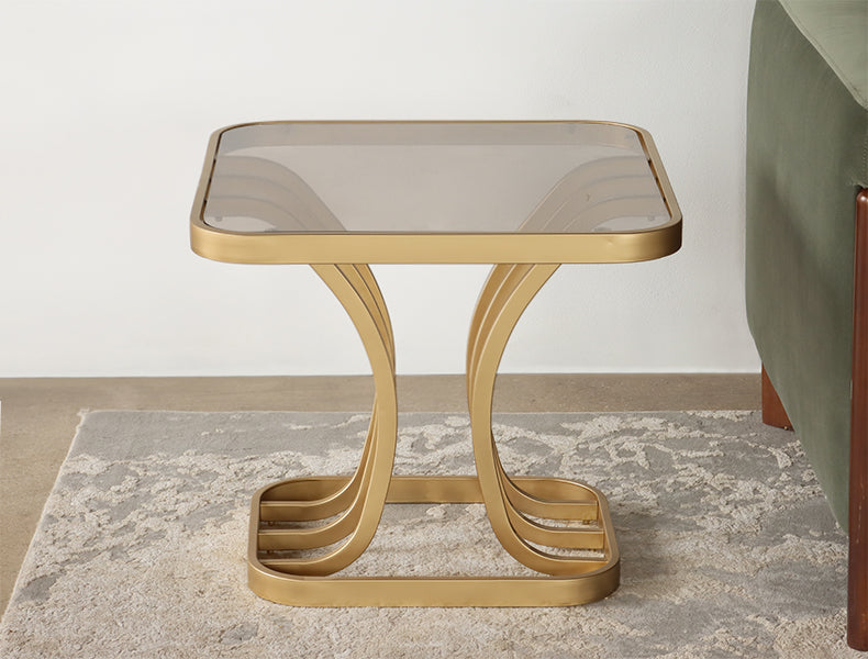 Retro Brass End Table