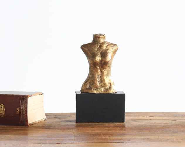 FIG377 - Gold Abstract Bust