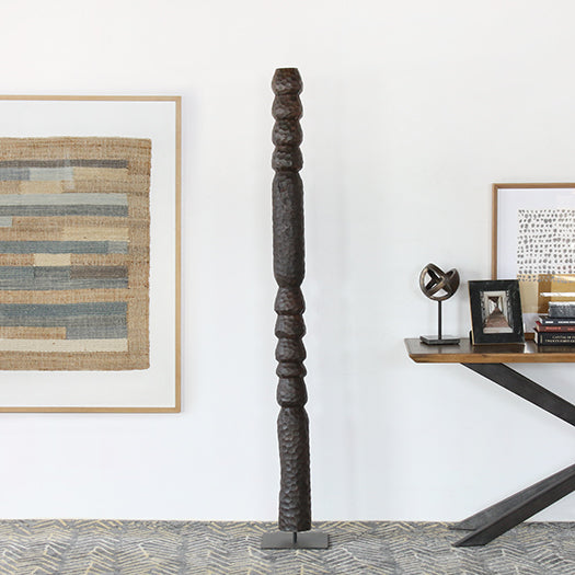 FIG419 - 73 H Primitive Totem Sculpture