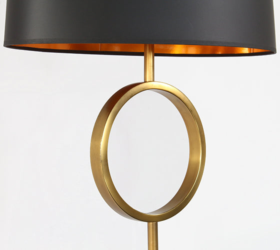 FL108 - Logan Floor Lamp with Black Shade